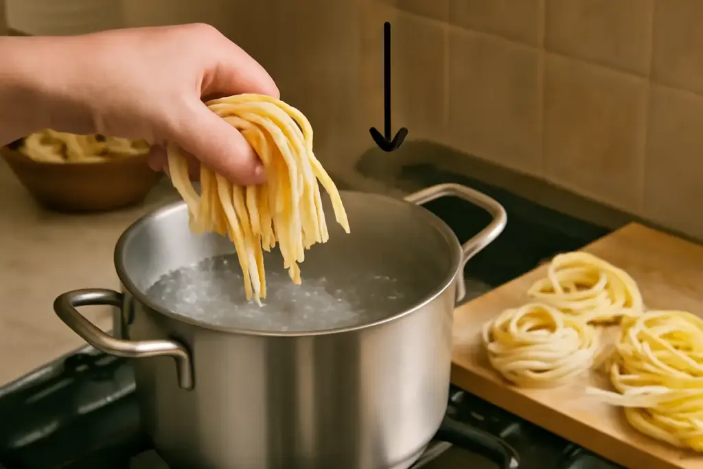 Cottura perfetta per la pasta fresca fatta in casa: il segreto che migliora il risultato