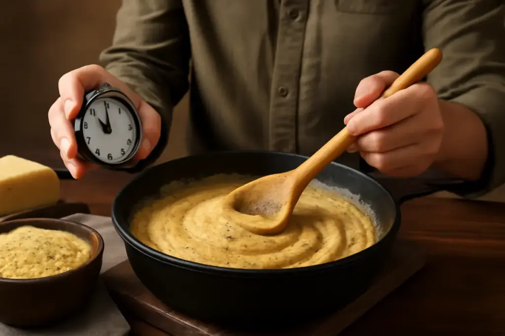 Come ottenere polenta taragna perfetta? Attenzione al tempo di mescolatura per la cremosità giusta