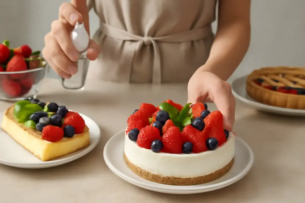 Decorazioni di frutta fresca su dolci estivi: il trucco per non farle annerire prima di servire