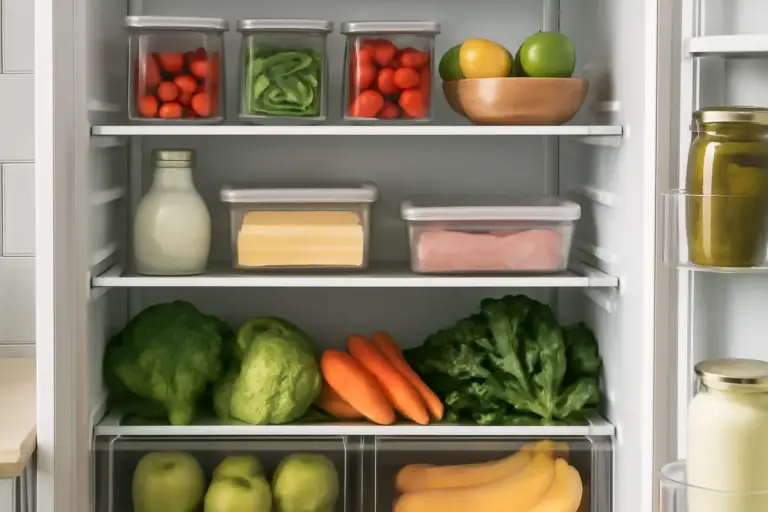 Conservazione degli alimenti freschi in cucina: l’ordine in frigo che rispetta la catena del freddo