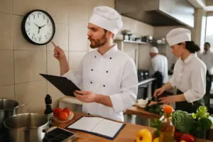 Vuoi sapere come si svolge una giornata tipo in un corso di cucina professionale? Organizza il tuo tempo al meglio