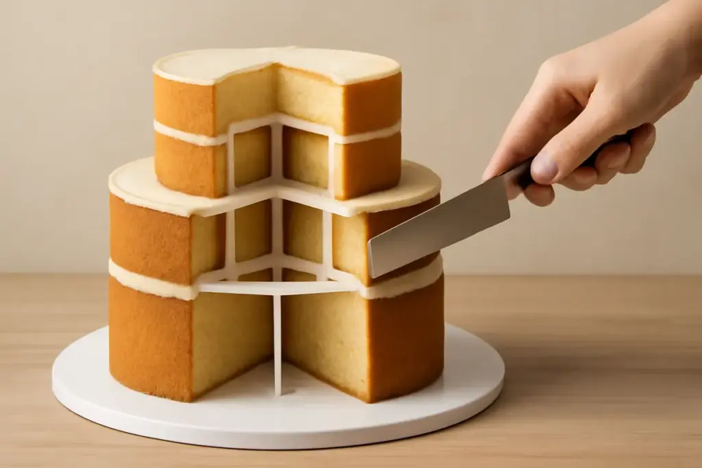 Basi perfette per torte a piani: la struttura interna che garantisce stabilità e sicurezza al taglio