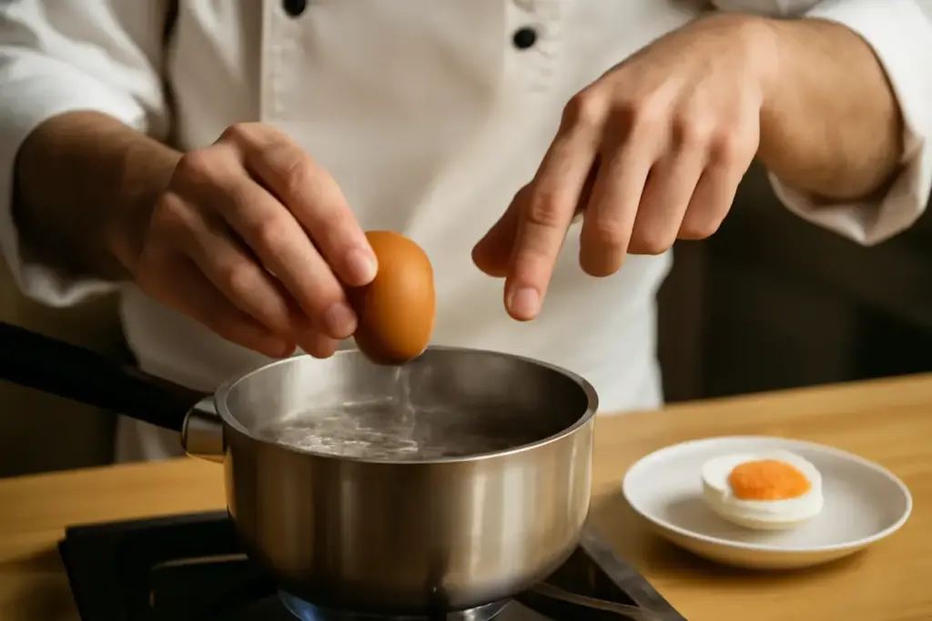 Si può cuocere l’uovo perfetto senza timer? Il metodo sensoriale che usano gli chef