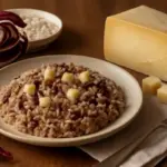 Risotto al radicchio di Treviso e Montasio: la combinazione che garantisce un gusto equilibrato