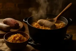 Cosa rende unico il muset con brovada? Il tipo di cottura lento che valorizza i sapori tipici
