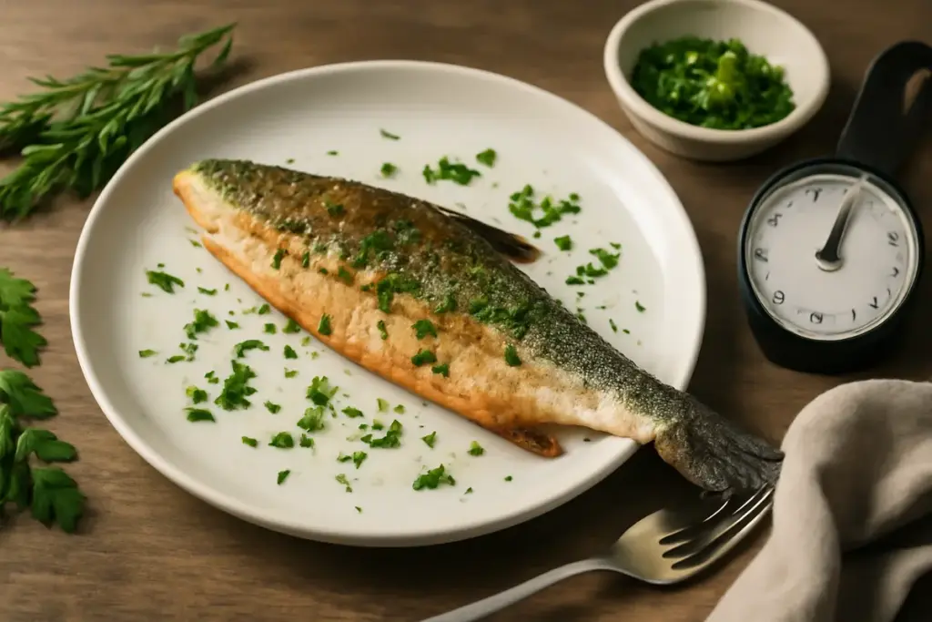 Ricetta trota del Tagliamento alle erbe: il dettaglio dei tempi per non seccare il filetto