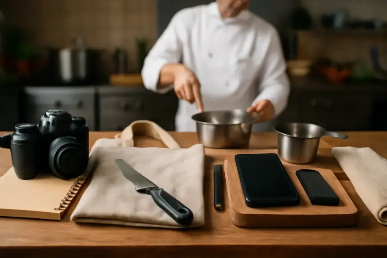 Vuoi partecipare a un evento di cucina dal vivo? Ecco cosa portare per sfruttarlo al massimo