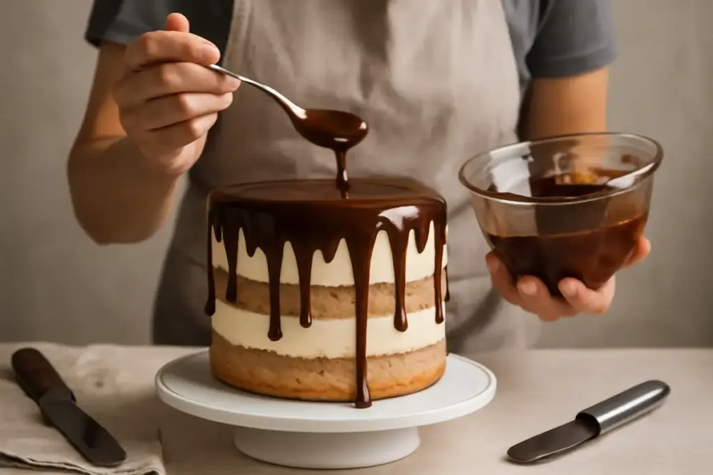 Tecnica drip cake con cioccolato: i consigli per far colare la glassa senza errori antiestetici
