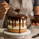 Tecnica drip cake con cioccolato: i consigli per far colare la glassa senza errori antiestetici